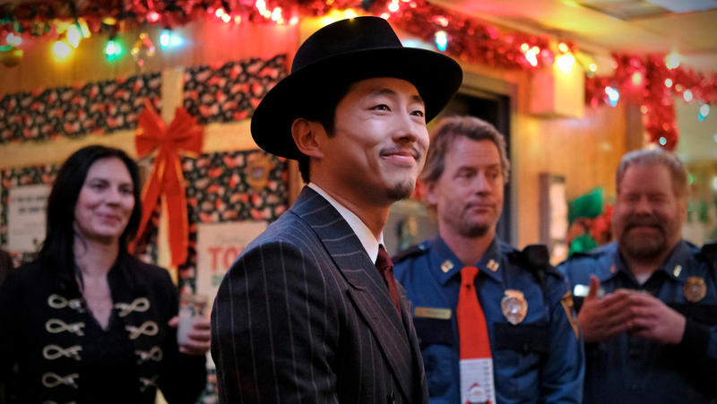 Steven Yeun in “The Traveler.”